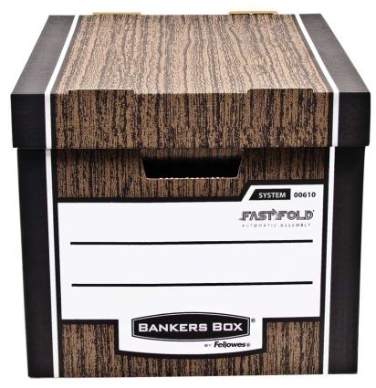 Коробка для архівування Woodgrain - коричнева