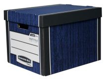 Коробка для архівування Woodgrain - темно-синя
